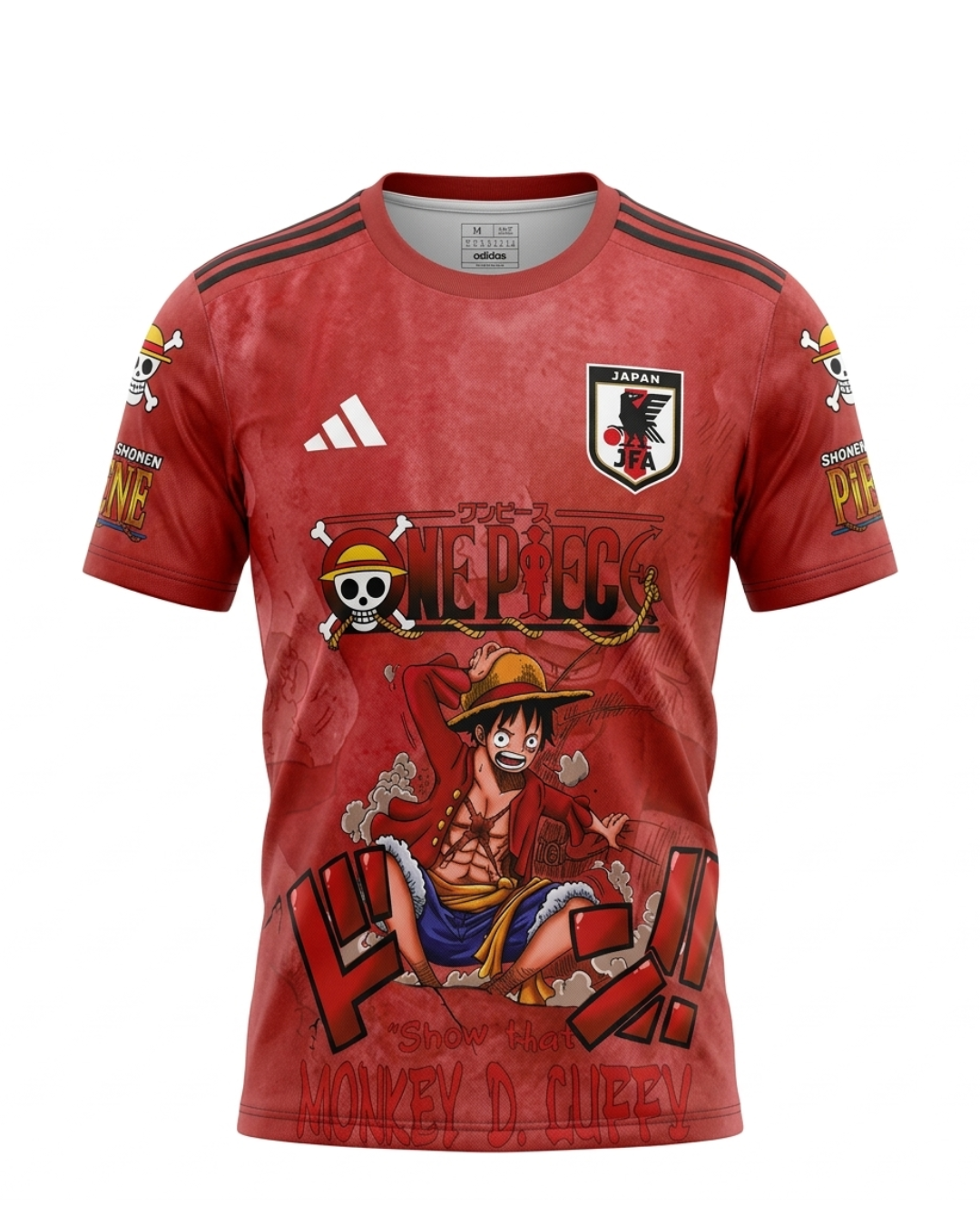 Japan One Piece Luffy Red Jersey