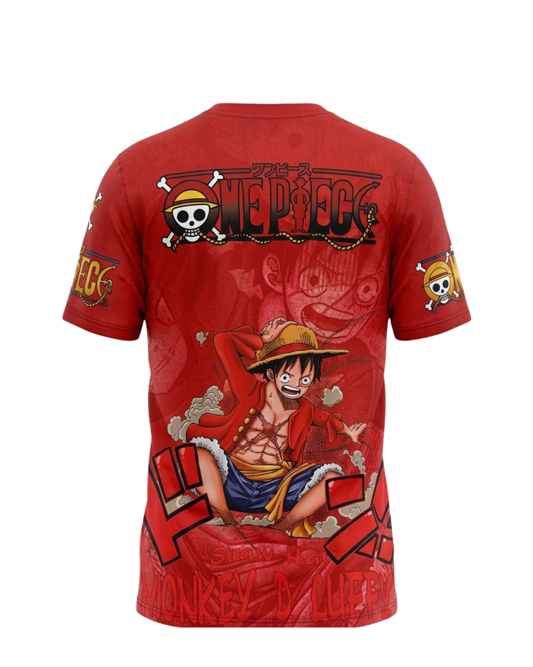 Japan One Piece Luffy Red Jersey