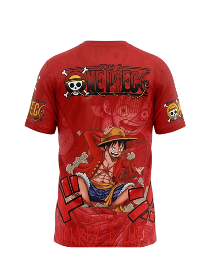 Japan One Piece Luffy Red Jersey