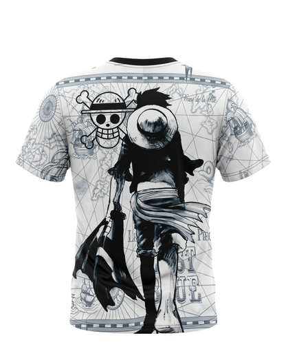 Japan One Piece Luffy Map Jersey