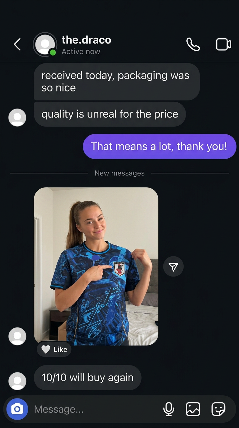 Avis client Instagram